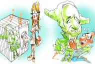 El hombre compra dólares en tiempos de crisis, mientras que la mujer lo adquiere para ahorrar