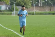 Javier Toledo, en pleno rodaje como todo el plantel de Atlético