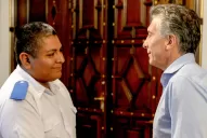 El policía embargado por matar a un ladrón se reunió con Macri: él sabe que actué de manera correcta