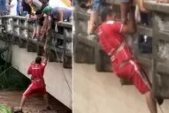 Miguel Ángel, el héroe Santo que arriesgó su vida para rescatar a la familia debajo del puente del río Colorado