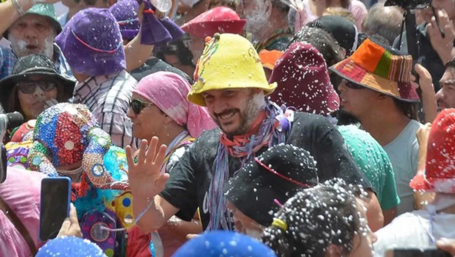 EN EL CARNAVAL DE JUJUY. El Jefe de Gabinete, Marcos Peña. (INFOBAE)