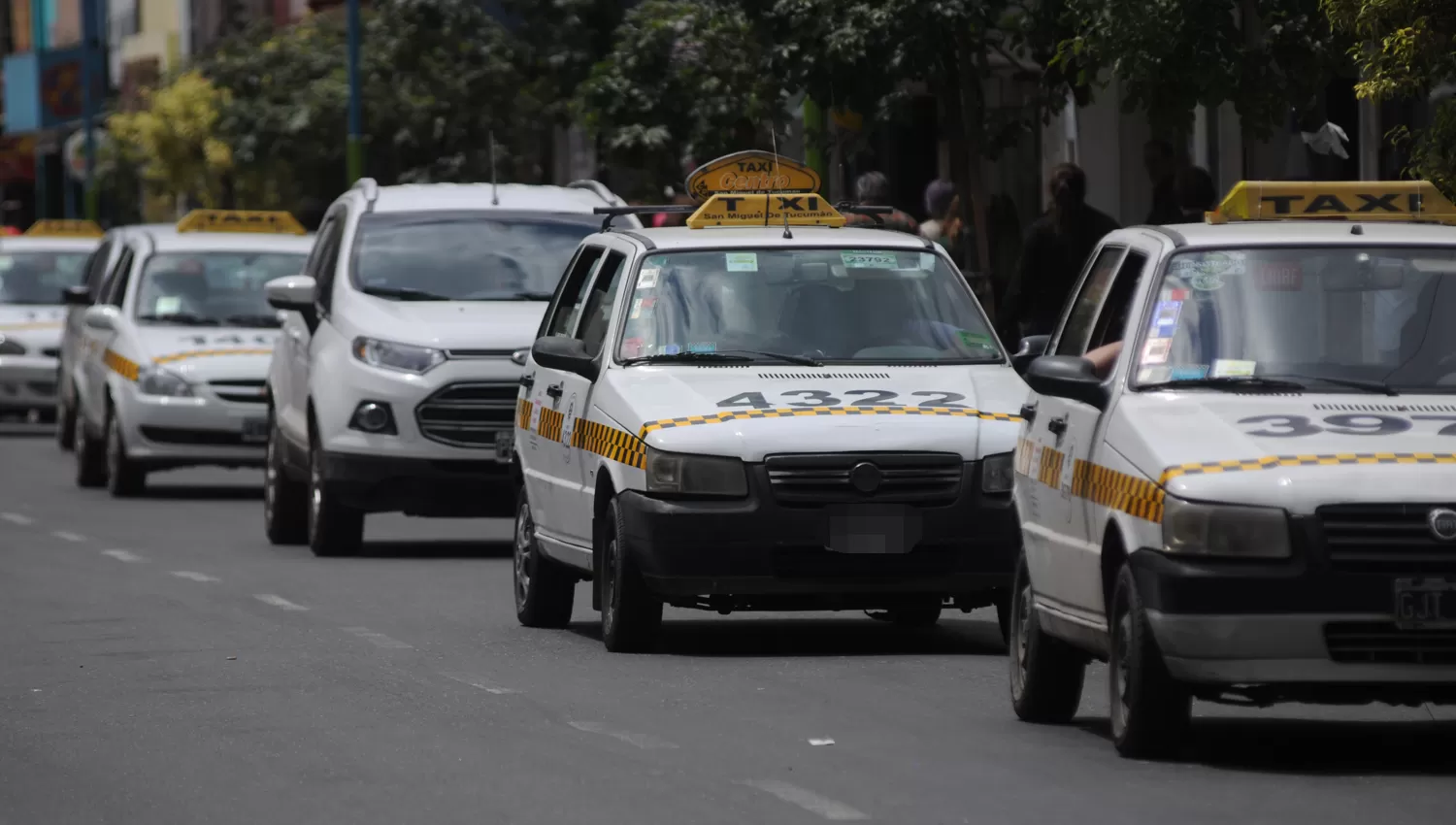 PARO DE TAXIS. LA GACETA/ARCHIVO