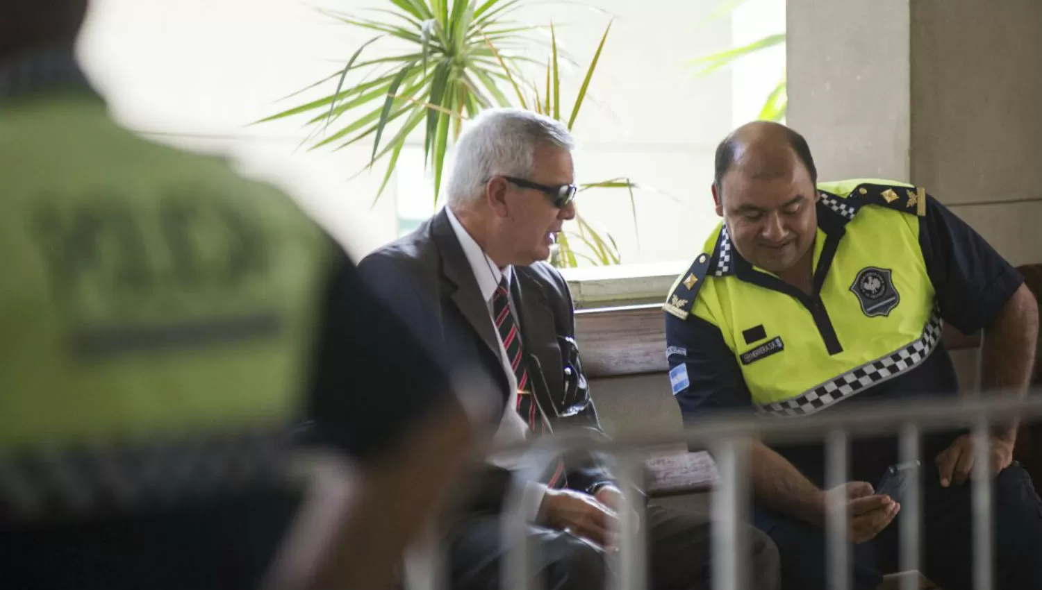 EN TRIBUNALES. Sánchez, antes de declarar. LA GACETA / FOTO DE JORGE OLMOS SGROSSO.