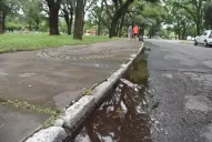Las cámaras del parque registraron la camioneta, pero no la patente ni al conductor