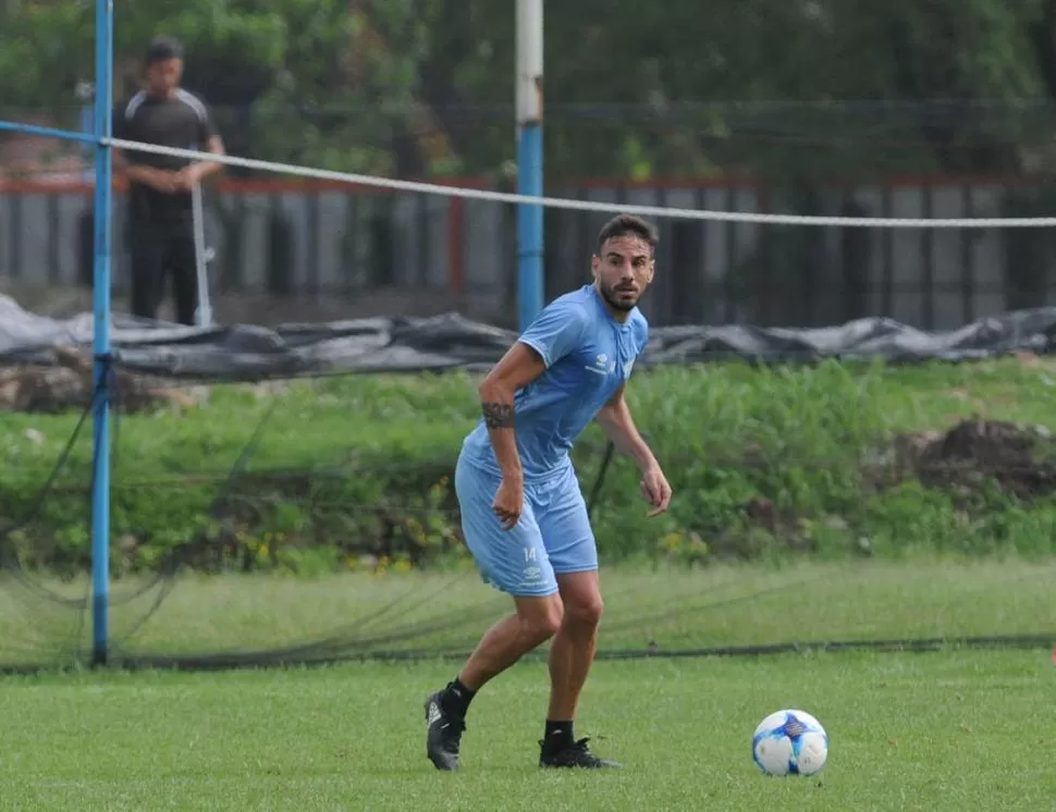 NO LE QUEDA OTRA. Molina pidió jugar en Reserva. “Necesito minutos. Espero que me sirvan para cuando llegue la rotación”. la gaceta / foto de franco vera (archivo)