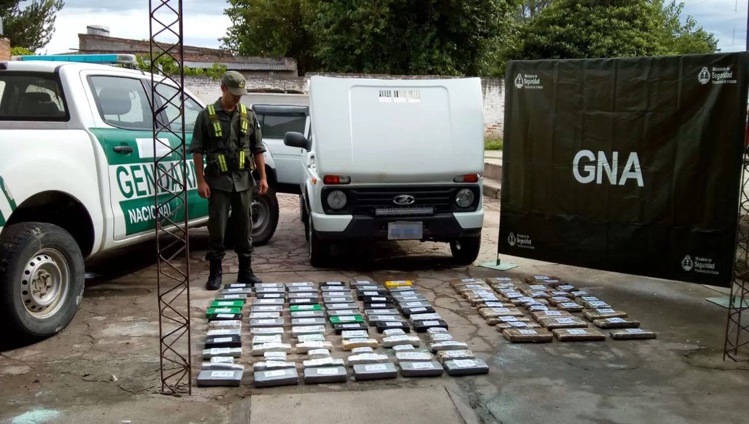 PROCEDIMIENTO. Se desarrolló esta tarde en Burruyacu.-