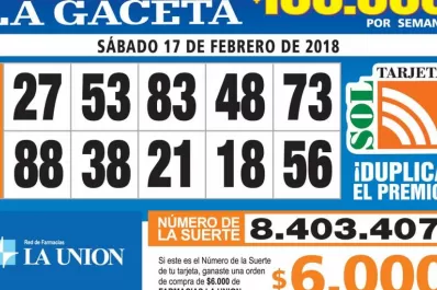 Los Números de Oro de LA GACETA