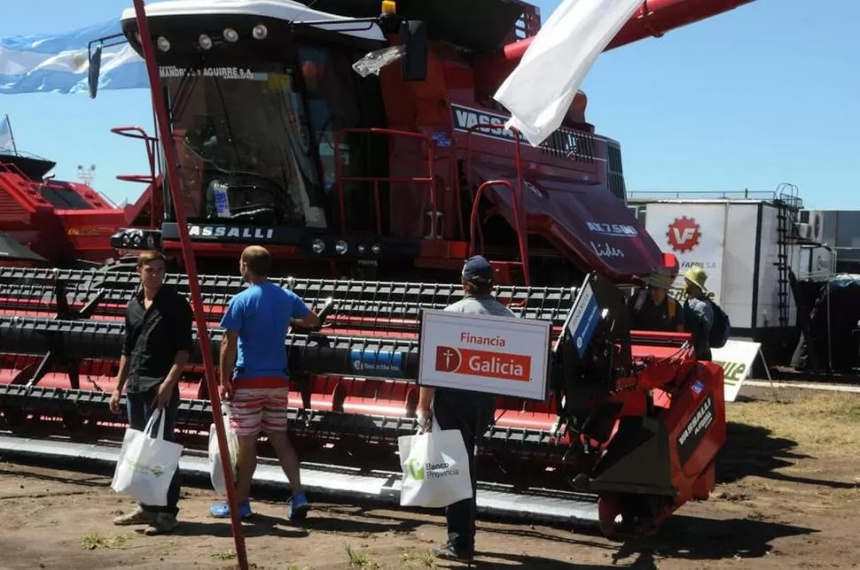 LOS FIERROS. Las principales empresas presentarán sus maquinarias. expoagro