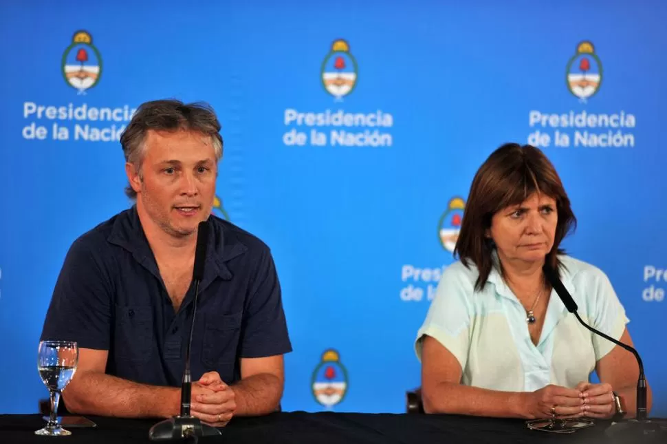 RESPALDO. De Andreis defendió a su subordinado y afirmó que el Gobierno nacional está “tranquilo” con las explicaciones que brindó Díaz Giligan.  télam