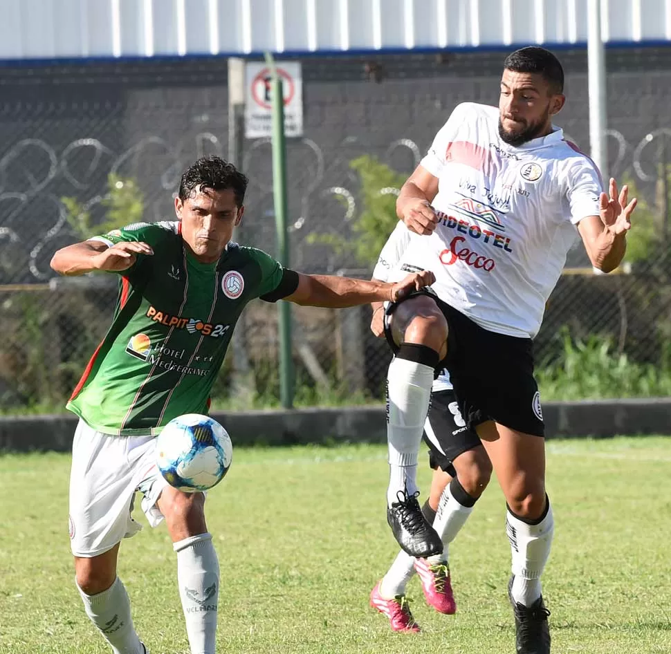 REGULARIDAD. Montiglio trata de despejar ante la marca de Lazcano, de Zapla la gaceta / foto de analía jaramillo