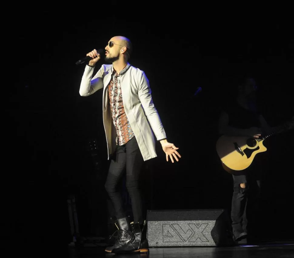 ABEL PINTOS. EL cantante abrirá la primera noche de la Fiesta del Queso.  la gaceta / foto de hector peralta (archivo)