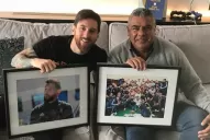 Messi recibió a Chiqui Tapia en Barcelona