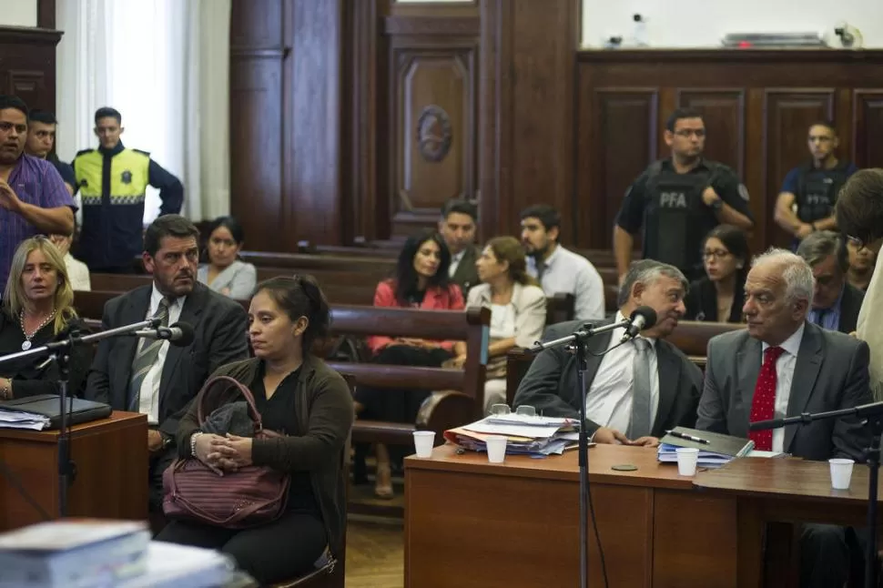 EN CAPILLA. El testimonio de Virgina Mercado quedó en la mira.  