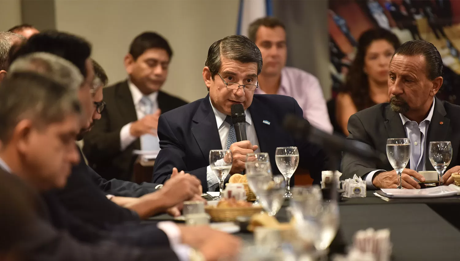 EXPOSICIÓN. El ministro de Seguridad Maley rindió cuentas ante los legisladores y explicó los proyectos que tiene el Gobierno para prevenir la inseguridad. LA GACETA / FOTO DE INÉS QUINTEROS ORIO