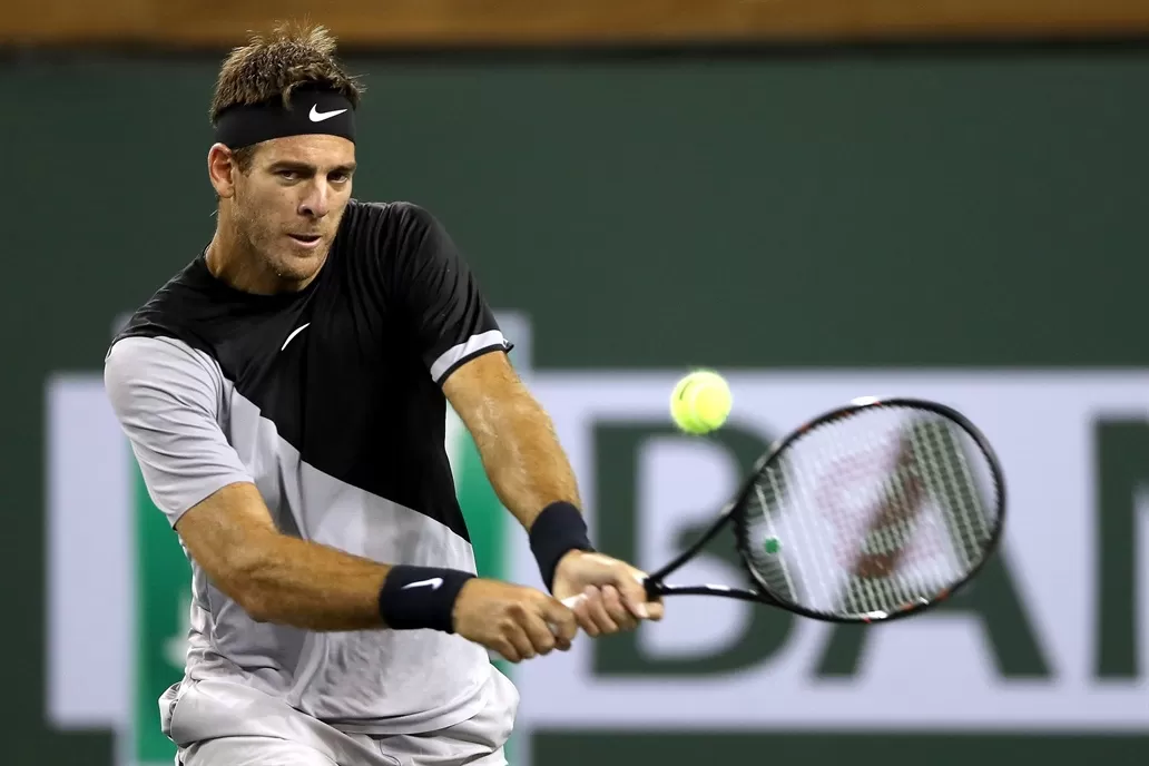 DEL POTRO. El tenista argentino, en el partido de anoche. FOTO TOMADA DE LA NACIÓN