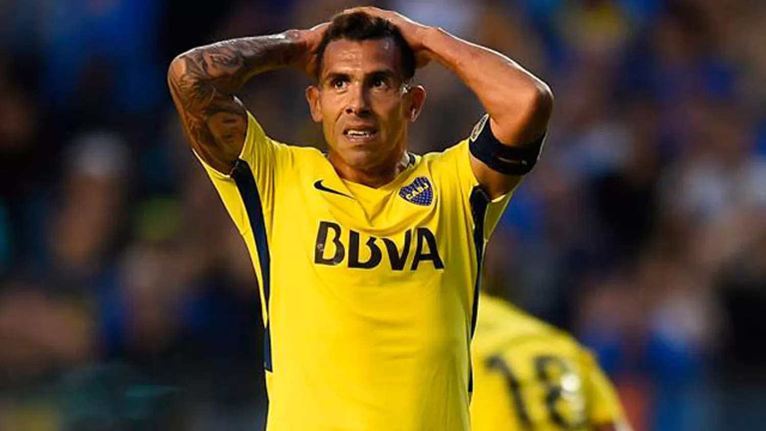 Carlos Tévez, posible baja ante Atlético. (superdeportivo)