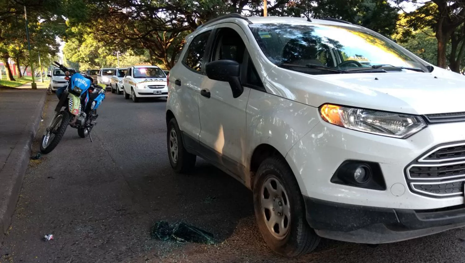 El nuevo robo de los rompevidrios ocurrió en la zona de El Provincial. LA GACETA/FOTO DE EDU RUIZ