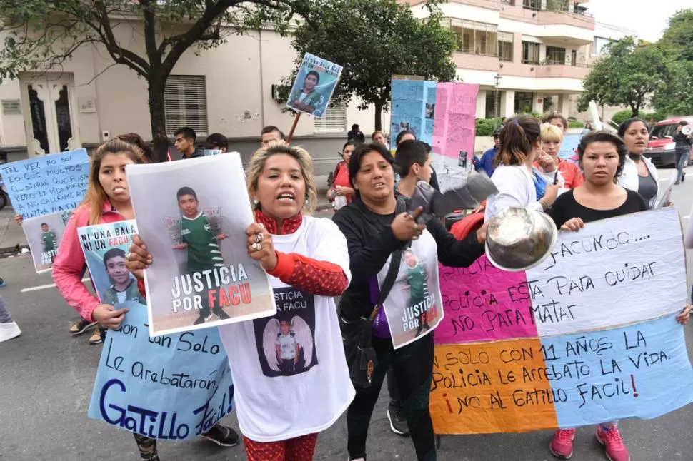 CAUSA. Familiares y allegados a Ferreira se movilizaron días atrás para reclamar “Justicia por Facu”. la gaceta / foto de analia jaramillo 