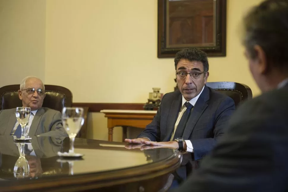 TITULAR DE LA FEDERACIÓN ARGENTINA DE LA MAGISTRATURA. Ariel Ariza en la Corte Suprema de Tucumán. la gaceta / fotos de jorge olmos sgrosso 