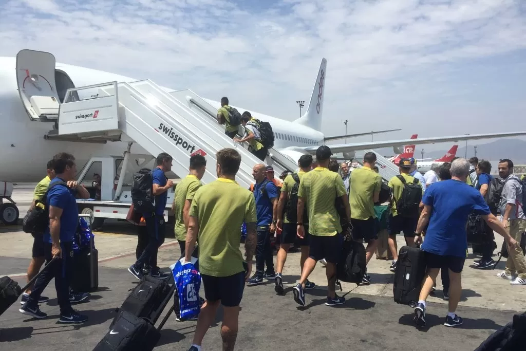 Boca ya viaja rumbo a Tucumán. FOTO TOMADA DE FACEBOOK /  A lo Boca