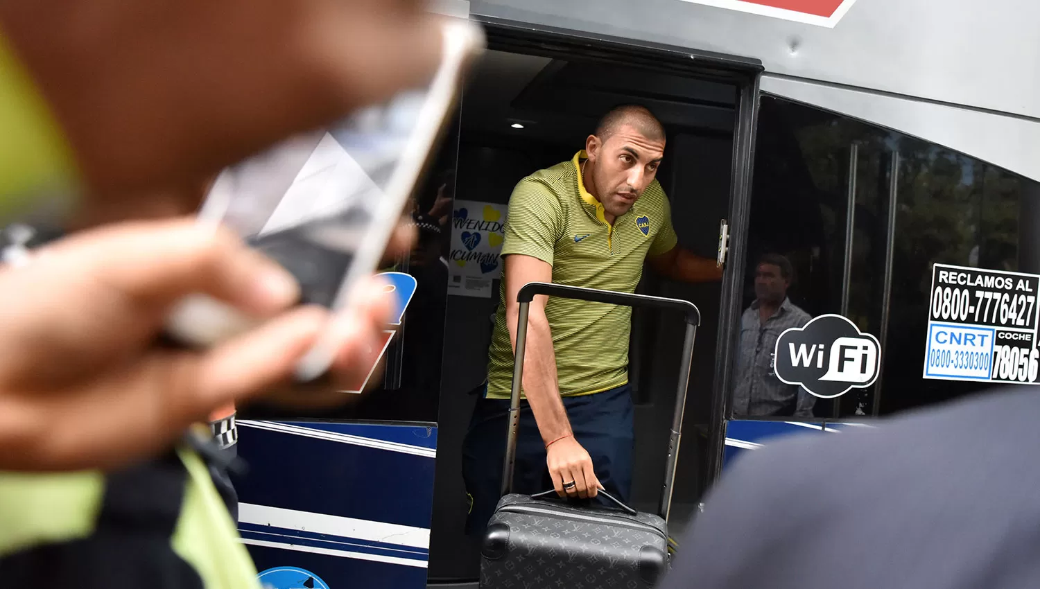 Wanchope Ábila sería titular ante el Decano. LA GACETA/FOTO DE INÉS QUINTEROS ORIO