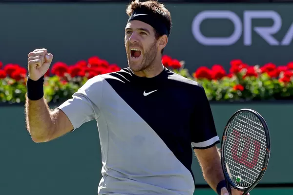 Del Potro superó a Raonic y se medirá en la final del Indian Wells con Federer