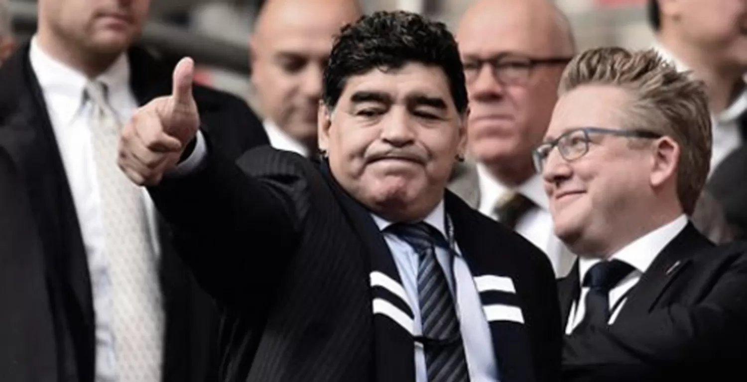 DIEGO MARADONA. FOTO DE TELAM