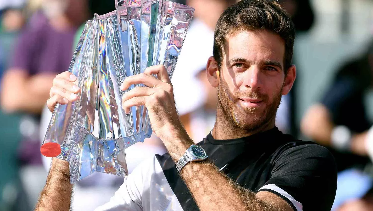 LA CORONACIÓN. Del Potro ganó en California el primer Masters 1000 de su carrera. FOTO TOMADA DE TWITTER.COM/ATPWOLRDTOUR_ES