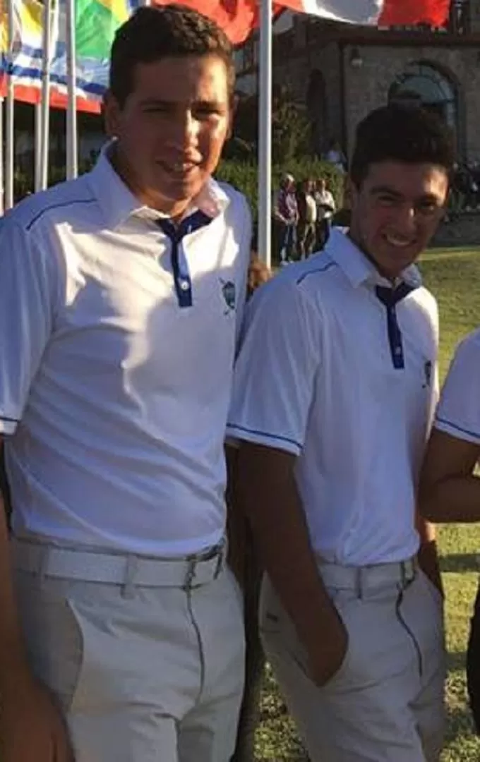 COMPETENCIA. Tomás Acotto y Francisco Contini juegan en el sur.  