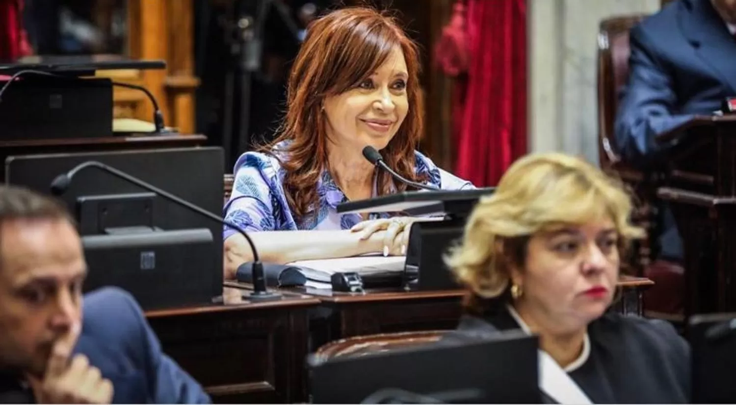 CRISTINA FERNÁNDEZ DE KICHNER. La senadora presentó su segundo proyecto de ley en el año. FOTO TOMADA DE ELCRONISTA.COM