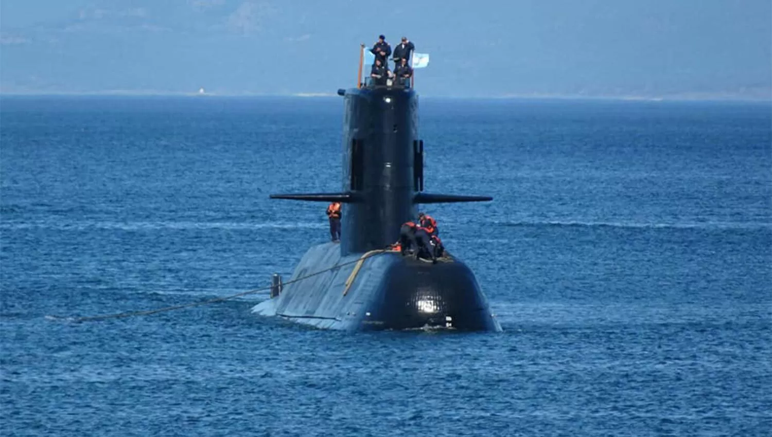 No hay indicios sobre el lugar donde podría estar el submarino. ARCHIVO