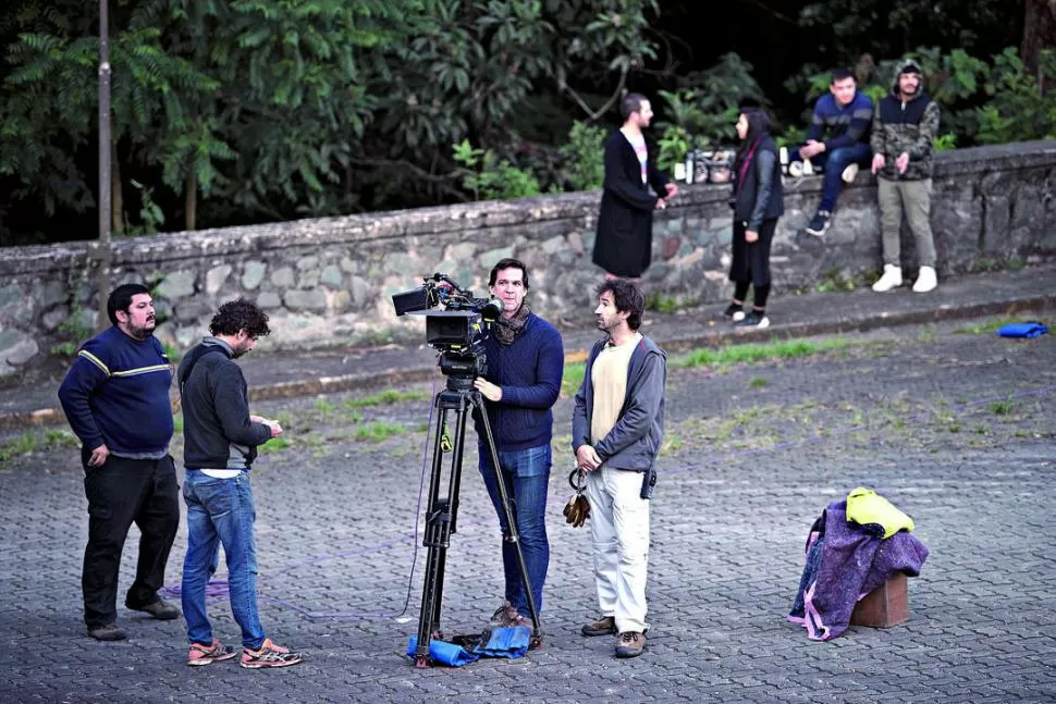 EN SAN JAVIER. Allí filmaron la semana pasada escenas de “El diablo blanco”, con profesionales tucumanos. LA GACETA / FOTO DE DIEGO ARÁOZ.-