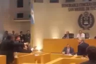 Video: dos concejales a las piñas en medio de la sesión del Concejo Deliberante