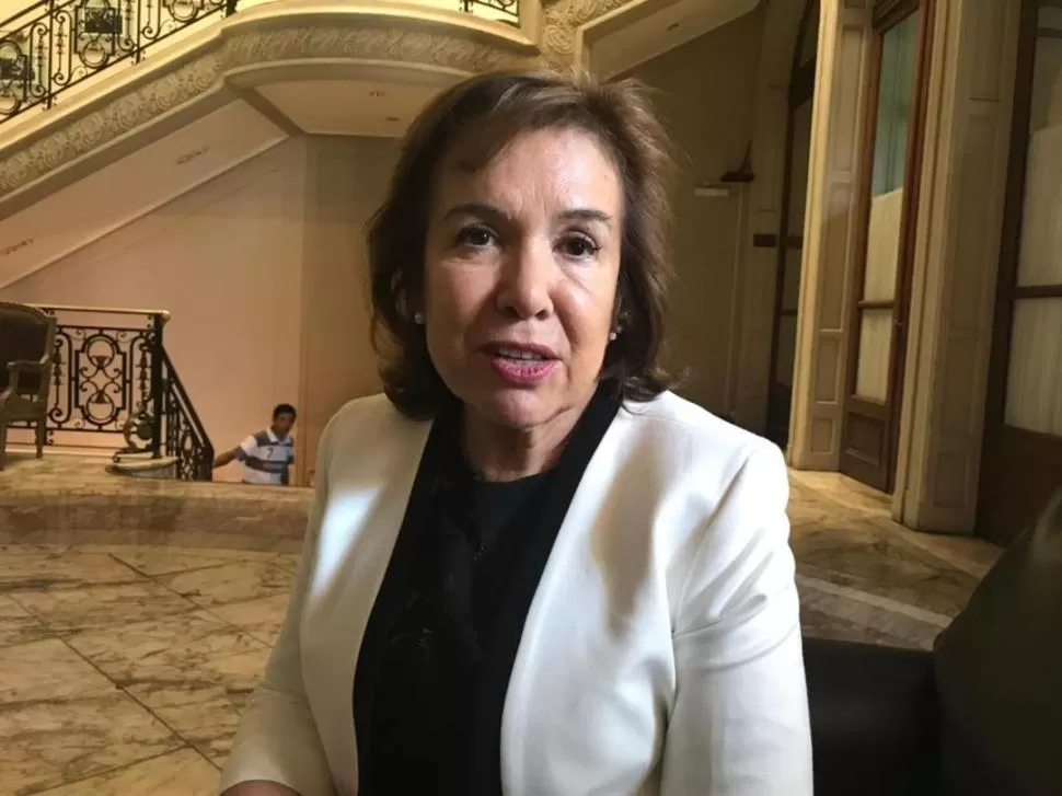 EN EL JOCKEY CLUB. Díaz Cordero, titular de la Asociación de Magistrados de la Nación, ayer en Tucumán. la gaceta / foto de irene benito