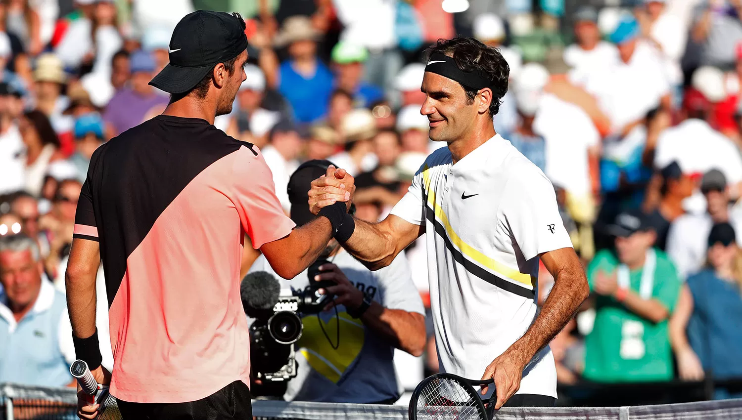 SORPRESA. Federer se despidió rápidamente de Miami. REUTERS