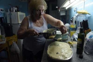 Las porciones se calculan a lo griego: siempre enormes; no puede faltar