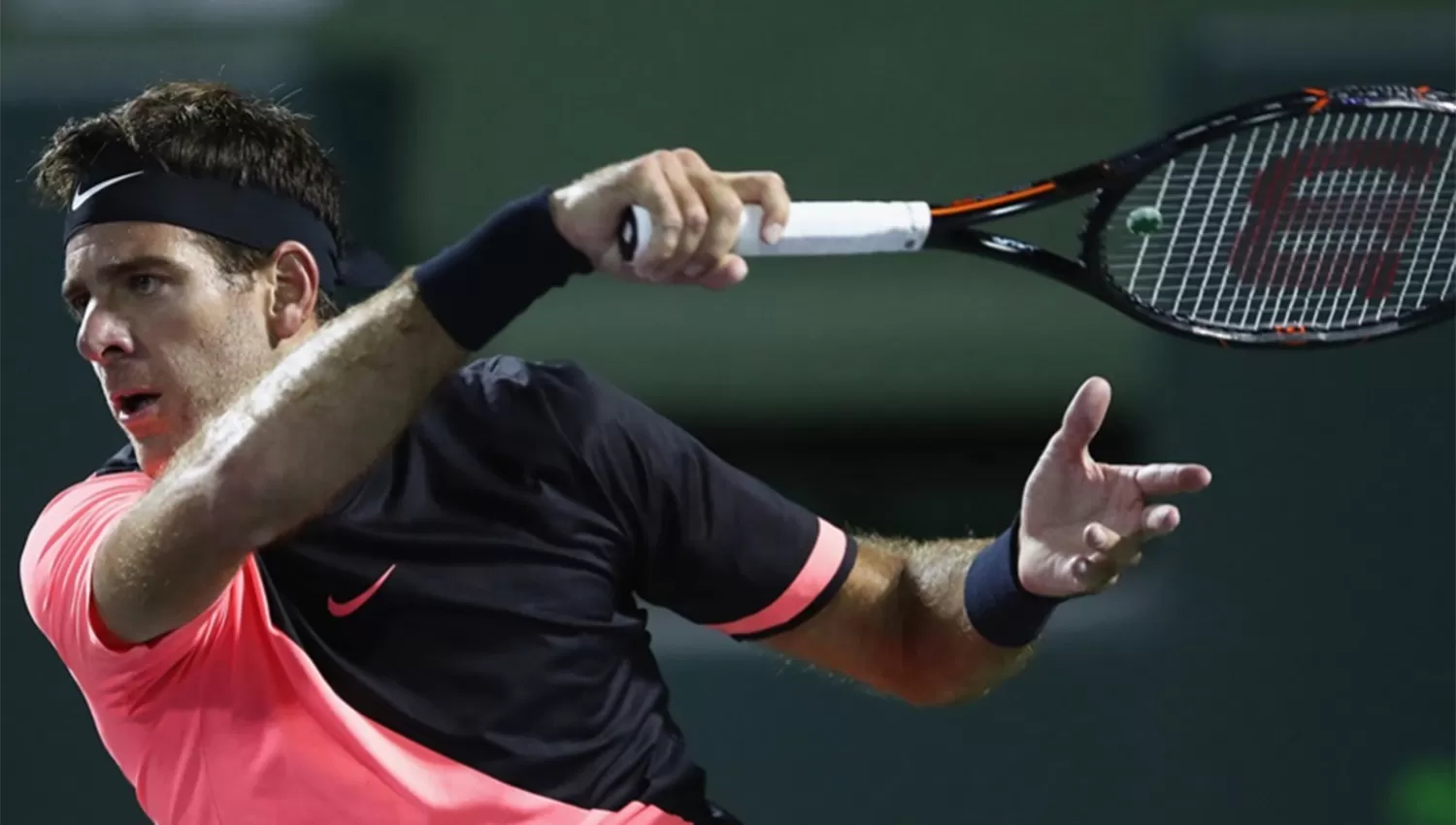 VENCEDOR. Del Potro venció Nishikori y sigue en carrera en Miami. (FOTO TOMADA DE LANACION.COM.AR)