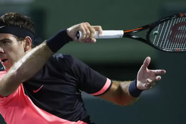 Del Potro venció al japonés Nishikori y avanza en Miami