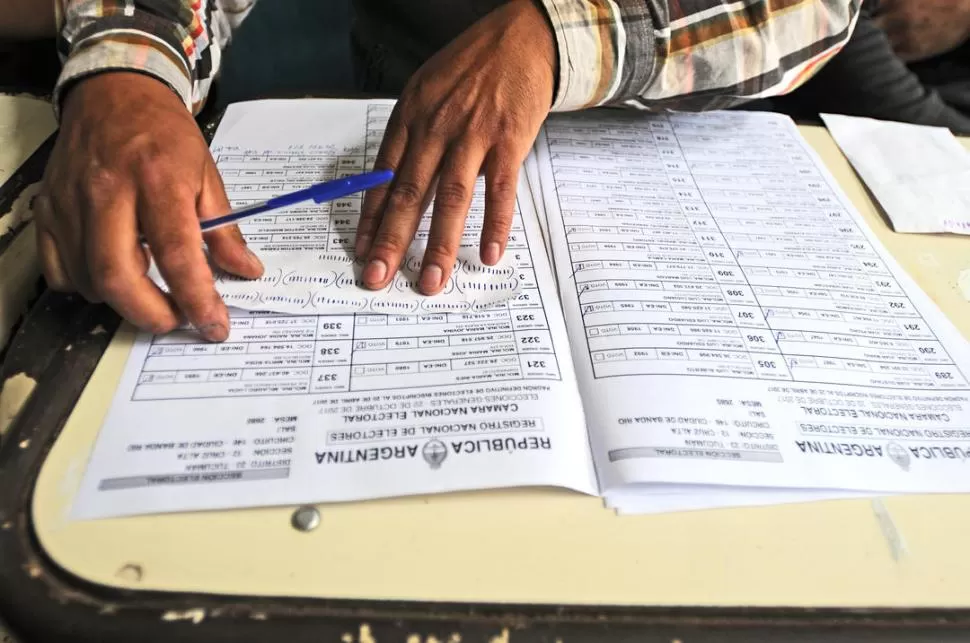 UN MILLÓN DE ELECTORES. Tucumán, entre los distritos con más requisitos. la gaceta / foto de franco vera (archivo)