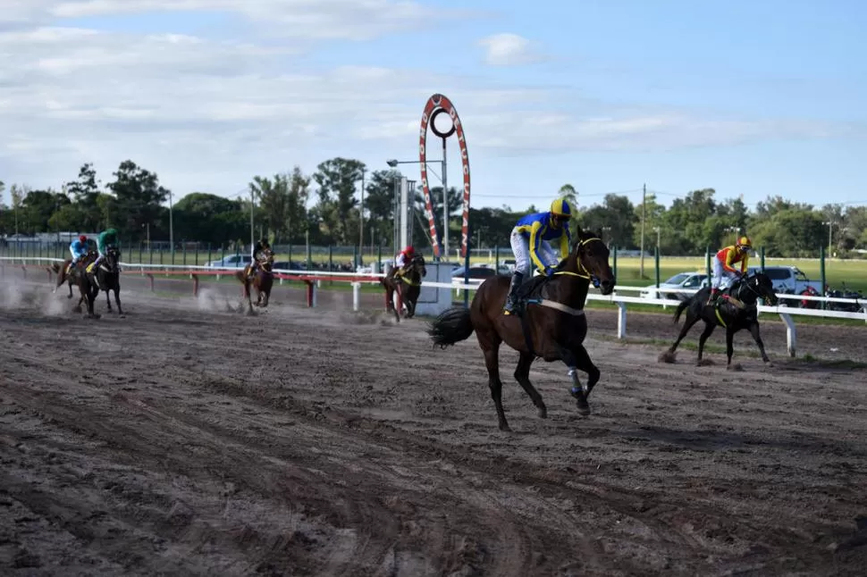 HIZO TODO FÁCIL. El potrillo Naymar Sam salió de perdedor en su segunda presentación, dejando una muy buena impresión. la gaceta / foto de Inés Quinteros Orio