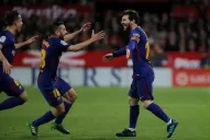 Messi jugó 30 minutos y otra vez salvó a Barcelona