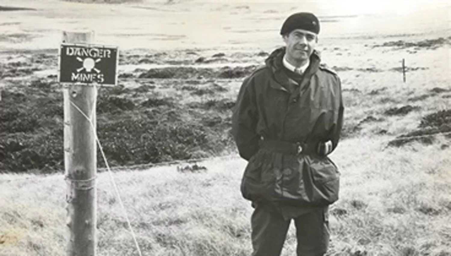 GREOFFREY CARDOZO. El militar inglés en Malvinas. FOTO TOMADA DE LA NACIÓN