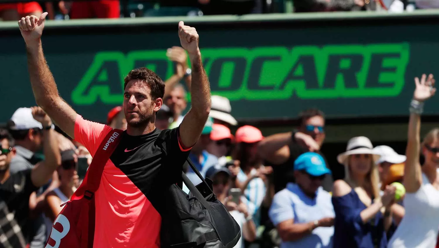 POR MÁS. Delpo sigue dentro del top ten y en los próximos meses podría dar el gran salto hacia la cima. REUTERS