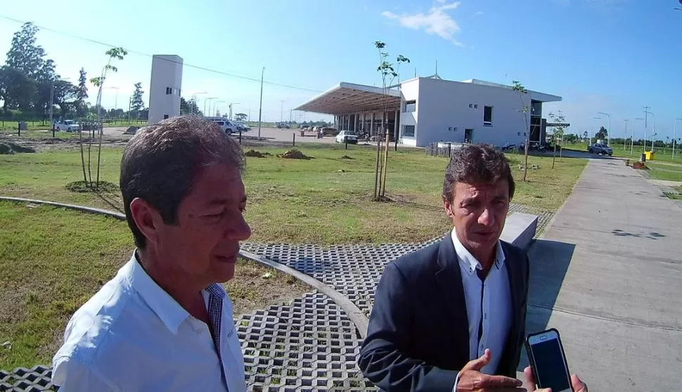 OBRAS PÚBLICAS. El intendente Sánchez dijo que hay 15 frentes de trabajo. la gaceta / foto de Osvaldo Ripoll