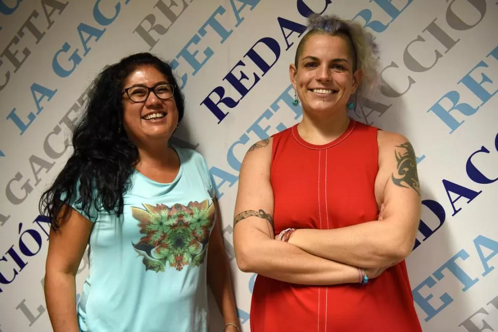 EXPERIENCIAS COMPLEMENTARIAS. Cecilia Vilca trabaja en diseño tecnológico y Lorena Peña, en performance. la gaceta / Foto de José Nuno