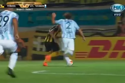 Mirá el penal de Rafa García que le permitió abrir la cuenta a Peñarol
