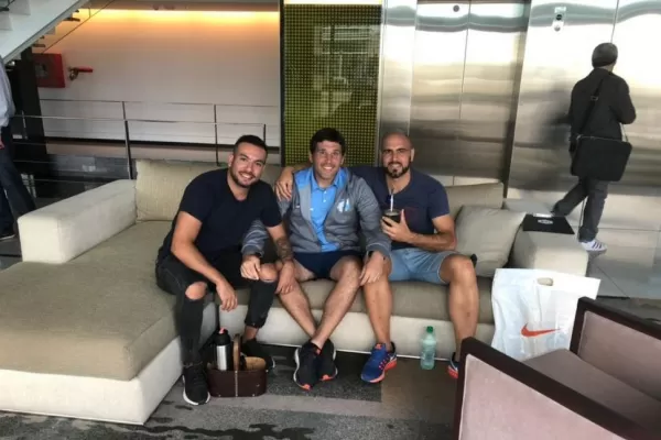 Los uruguayos del plantel hacen que Atlético no se siente tan lejos de casa