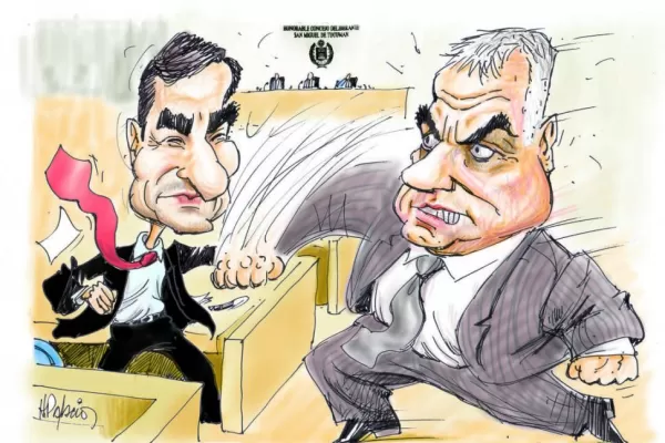 Peronistas y bussistas propusieron suspensiones y multas contra los concejales que se agarraron a las piñas