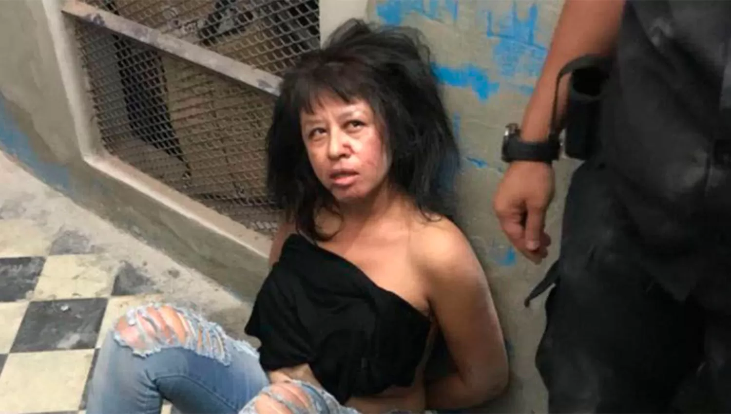 CAPTURADA. Miriam Emilce Vaca Guevara está en pareja con un agente del servicio penitenciario. FOTO TOMADA DE LANACION.COM.AR