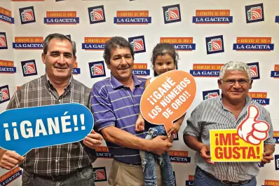Números de Oro de LA GACETA cerró la edición con tres ganadores